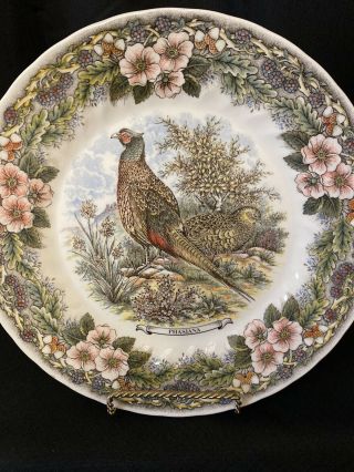 Churchill England Wildlife Dinner Plate - Phasiana Pheasant