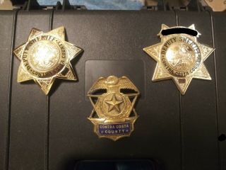 Contra Costa County Badge Set