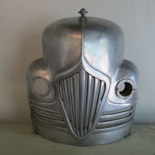 Vintage 1930s Art Deco Style Steel Grill From Coney Island Bumper Car
