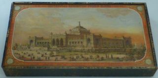 1876 Centennial Exhibition,  Five Wood Jigsaw Puzzles In Their Box