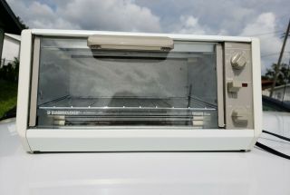 Vintage Black & Decker Spacemaker Toast - R - Oven Bake Toaster Oven Side Grooves