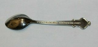 Vintage Rolex Lugano Bucherer of Switzerland Souvenir Spoon 3