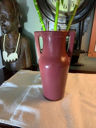 Antique Red Wing Art Deco Vase Rare Colorway Union Vintage 1930’s Shape Wow