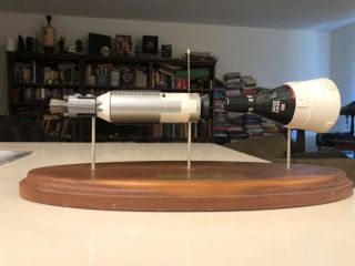 Nasa Gemini Spacecraft And Agena Target Vehicle Rare Museum Grade Desktop Model