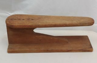 Antique Primative Wood Small Table Top Ironing Board 18 " Long Well Built