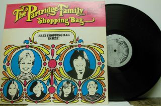 The Partridge: Family Shopping Bag W/ Bag Insert.  12 " Lp Record Vg,