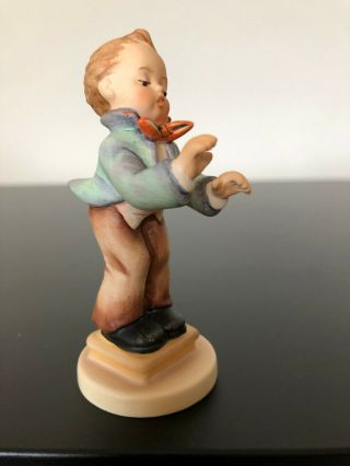 Vtg Goebel Hummel Band Leader Figurine 129 4/0 - 1985 - Rt87 Tmk6 W.  Germany