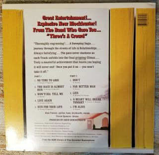 The Tarney Spencer Band - Run For Your Life - LP (1979 A&M Records) EX 2