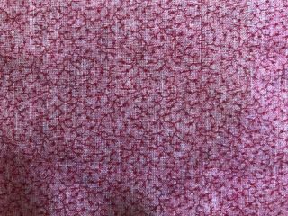 Back In Time Textiles Primitive Antique 1870 - 80 Cinnamon Double Pink Fabric