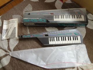 Yamaha Shs - 10r Keytar Fm Digital Keyboard Midi Vintage 1987 Boxed Testedwork