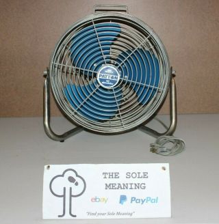Vintage Patton High Velocity Air Circulator Fan 14 " 3 Speed - And