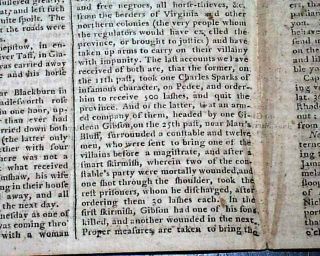 Pre Revolutionary War TENSIONS in Boston 1768 Colonial Massachusetts Newspaper 2