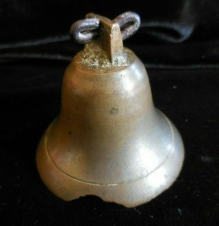 Vintage Miniature Brass Bell 2 Inches Tall