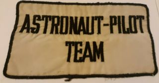 Vintage Astronaut - Pilot Team Patch Worn By Grumman 