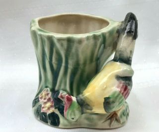 Vintage Ceramic Pheasant Bird Planter Occupied Japan