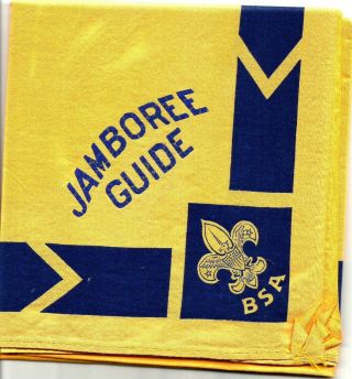 Vintage (very Rare) 1937 National Yellow Troop Guide Neckerchief