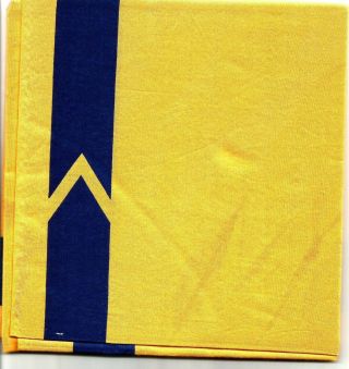 Vintage (Very Rare) 1937 National Yellow Troop Guide Neckerchief 2