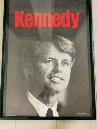 1968 Robert Kennedy Orig.  President Campaign Poster Hard To Find Red Letters