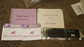 Vintage Ramfactor Apple Ii Board Memory Expansion Card,  Software Guaranteed
