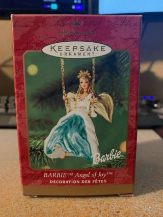 2000 Hallmark Keepsake Ornament Barbie Angel Of Joy Christmas