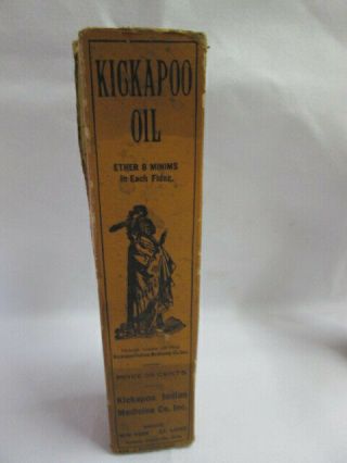 Vintage Kickapoo Indian Medicine Co.  Oil 3