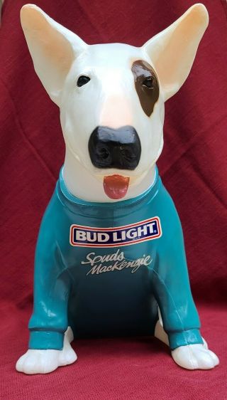 Vintage Bud Light Spuds Mackenzie Dog Blow Mold - Not A Lamp