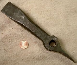 Early Hand Forged Denglestock Pa Dutch Scythe Sharpening Anvil Collectible Read