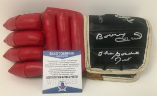 Vintage Bobby Hull Signed Rawlings Hockey Glove Chicago Blackhawks Nhl Beckett