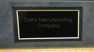 Authentic COLTS MANUFACTURING COMPANY Stock Certificate 100 Shares FRAMED 3