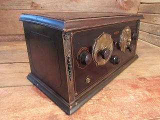 Vintage Antique 1920 ' s A - C Dayton Co Tabletop Radio XL - 25 2