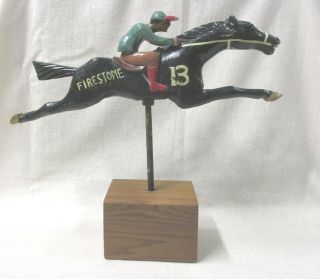 H.  C.  Evans Horse And Jockey Circa 1910 - 1930 From Mechanical Roulette Game