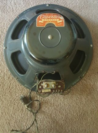 Vintage 15 " Jensen Branded Capehart Coaxial Full Range Speaker Panamuse