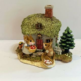 Wee Forest Folk M - 311a A Cottage For All Seasons (spring) Rare