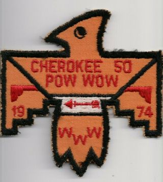 Bsa,  Cherokee Lodge 50 1974 Pow Wow,  Birmingham Area Council,  Alabama Al