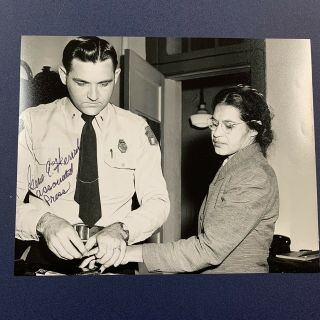Gene Herrick Hand Signed 8x10 Photo Autographed Civil Rights Photographer