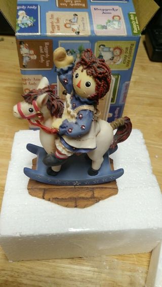 Raggedy Ann & Andy Figurine  Our Friendship Leads To Happy Trails  864862