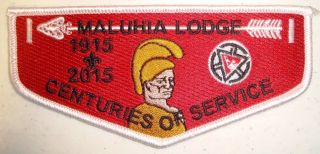 Maluhia Lodge 554 Maui County Hawaii 2015 Noac Oa 100th Centennial Flap 100 Made