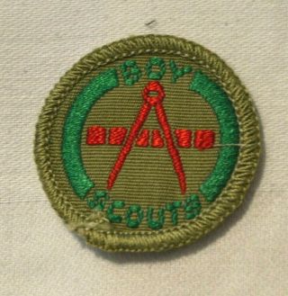Like Boy Scout Surveyor Proficiency Award Badge Black Back Troop Large