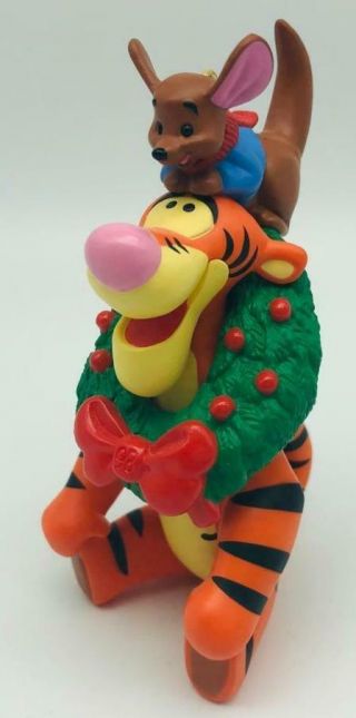 1998 Bouncy Baby - Sitter Hallmark Ornament Tigger And Roo Winnie The Pooh Disney