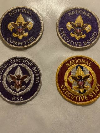 National Executive Board And Executive Staff Bsa Position Patch Insignia 1970’s