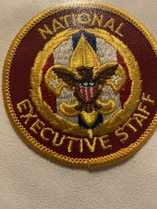 National Executive Board And Executive Staff BSA position patch insignia 1970’s 3
