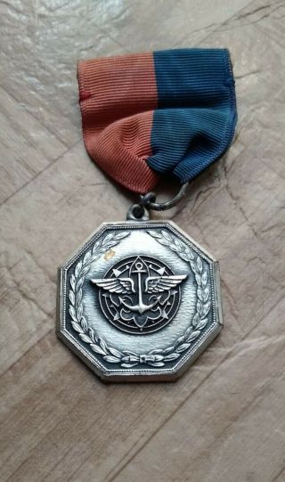Vintage Bsa Boy Scout Silver National Explorer Contest Medal Fast Safe Ship