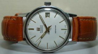 Vintage Tissot Visodate Seastar Winding Swiss Wrist Watch S58 Old Antique