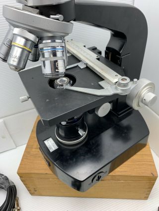 Vintage Nikon Nippon Kogaku Binocular Microscope w/ 5 Objectives, 2