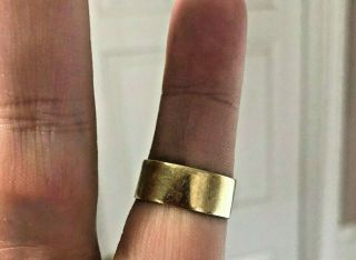 14k Solid Yellow Gold Mens Masonic Scottish Rite Ring 14kt precious metal 4.  7g 2