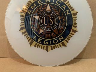 Vintage American Legion Glass Lens Sign 2