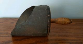 Antique Old Store Scoop J Laney Patent 1878 9 1/2 Inches Wood Metal Primitive