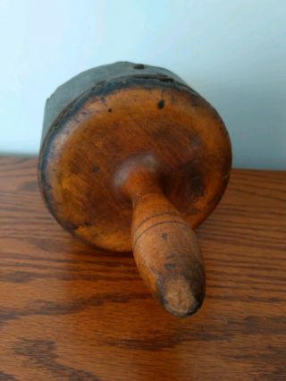 Antique Old Store Scoop J Laney Patent 1878 9 1/2 Inches Wood Metal Primitive 3