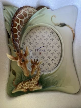Franz Porcelain Endless Beauty Giraffe Frame