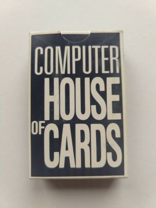 Computer House Of Cards - Designed By Charles Eames For Ibm